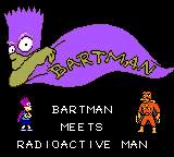 Заставка игры Simpsons, The: Bartman Meets Radioactive Man